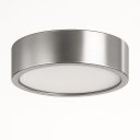 Ver imagem 1 de Plafon D250 Aluminio Teto e27 2 Luzes Lumini Lab - Prata Liso