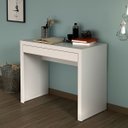 Ver imagem 7 de Escrivaninha Mesa de Escritório 90 Cm 1 Gaveta Branco