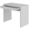 Escrivaninha Mesa de Escritório 90 Cm 1 Gaveta Branco - 2