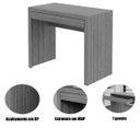 Ver imagem 4 de Escrivaninha Mesa de Escritório 90 Cm 1 Gaveta Branco