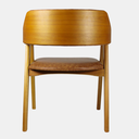 Ver imagem 6 de Cadeira de Madeira Viena Encosto Curvado Cor Mel Estofado Facto Premium Caramelo