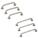 Ver imagem 1 de Kit 6 Barra Alca Apoio 30/40cm Inox Escovado Idoso / Deficiente