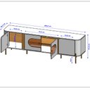 Ver imagem 3 de Rack para Tv 75 Polegadas com Led Bordas Arredondadas Juquehy