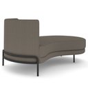 Ver imagem 5 de Chaise Longue Divã 164cm Braço Direito Logus D06 Bouclê Bege Escuro - Mpozenato