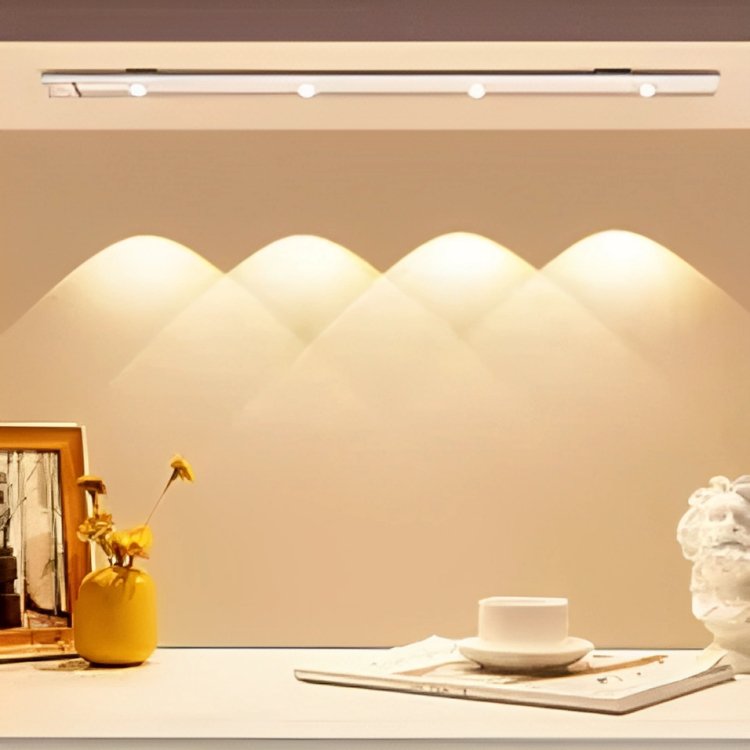Luminária Inteligente 60cm Ultra Led Recarregável com Sensor Movimento