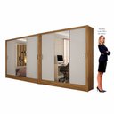 Ver imagem 4 de Closet Casal Duplo Fortaleza 6 Portas Plus 12 Prateleiras