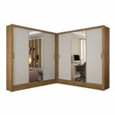 Ver imagem 3 de Closet Casal Duplo Fortaleza 6 Portas Plus 12 Prateleiras