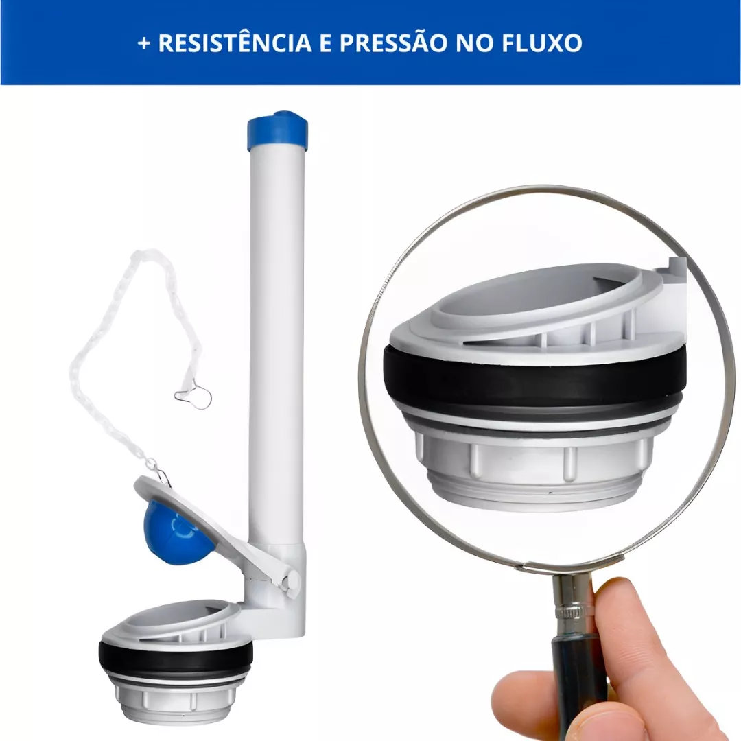 Reparo Saída Caixa Acoplada com Botão de Descarga Roca 1.6gpf 6.0lpf - 6
