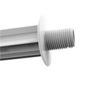 Ver imagem 4 de Cano Braço Enerbras Chuveiro Ducha 30cm 1/2 Branco