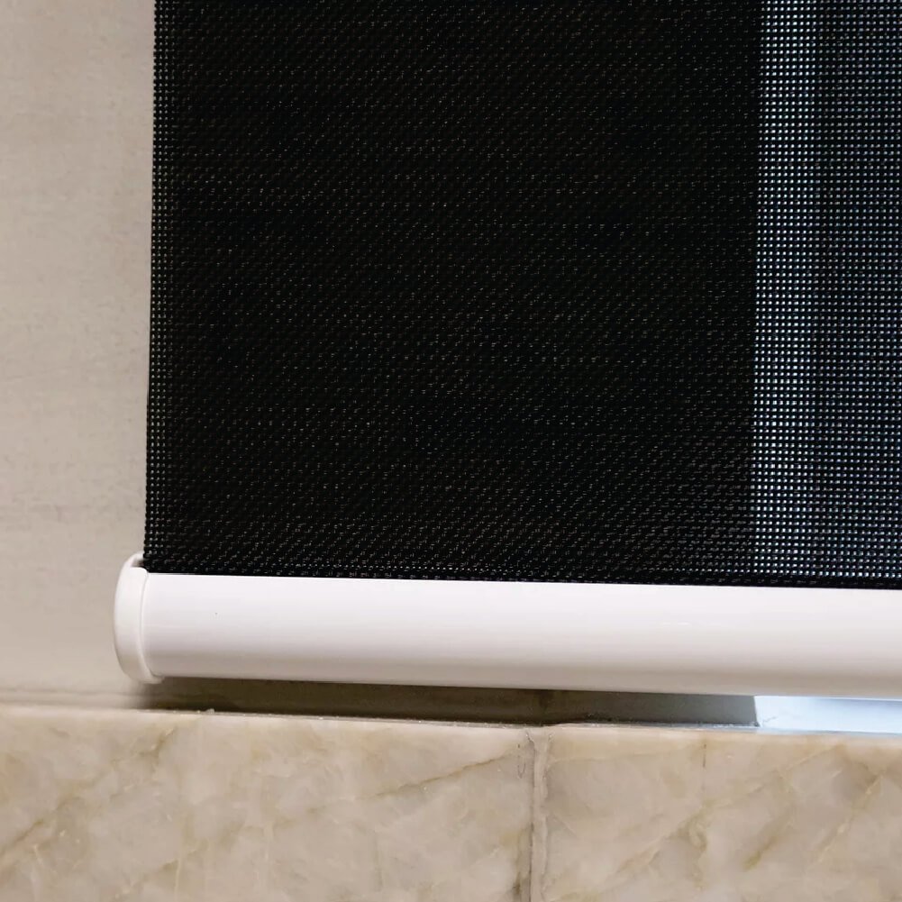 Persiana Rolo Screen 3% Preto - 1,50m x 2,60m - 3