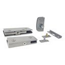 Ver imagem 4 de Kit 01 Instalação Porta de Vidro Pivotante V/a - Fosco - Aluminio