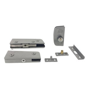 Kit 01 Instalação Porta de Vidro Pivotante V/a - Fosco - Aluminio