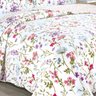 Kit Colcha Queen 3 Peças Camesa Garden Floral - 3