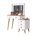 Ver imagem 1 de Penteadeira Camarim Mdf com Led Agata Luxo Basoto Brasil