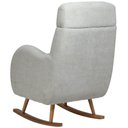 Ver imagem 7 de Poltrona de Amamentação com Balanço Base Milka Ternura D02 Linho Verde Claro C-47 - Lyam Decor