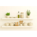 Ver imagem 2 de Prateleira Mdf 170x20 Moderna Suporte Parede Invisivel 30mm:branco