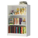 Ver imagem 3 de Estante Livreiro Madesa 6907 com 3 Nichos - Branco