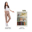 Ver imagem 5 de Estante Livreiro Madesa 6907 com 3 Nichos - Branco