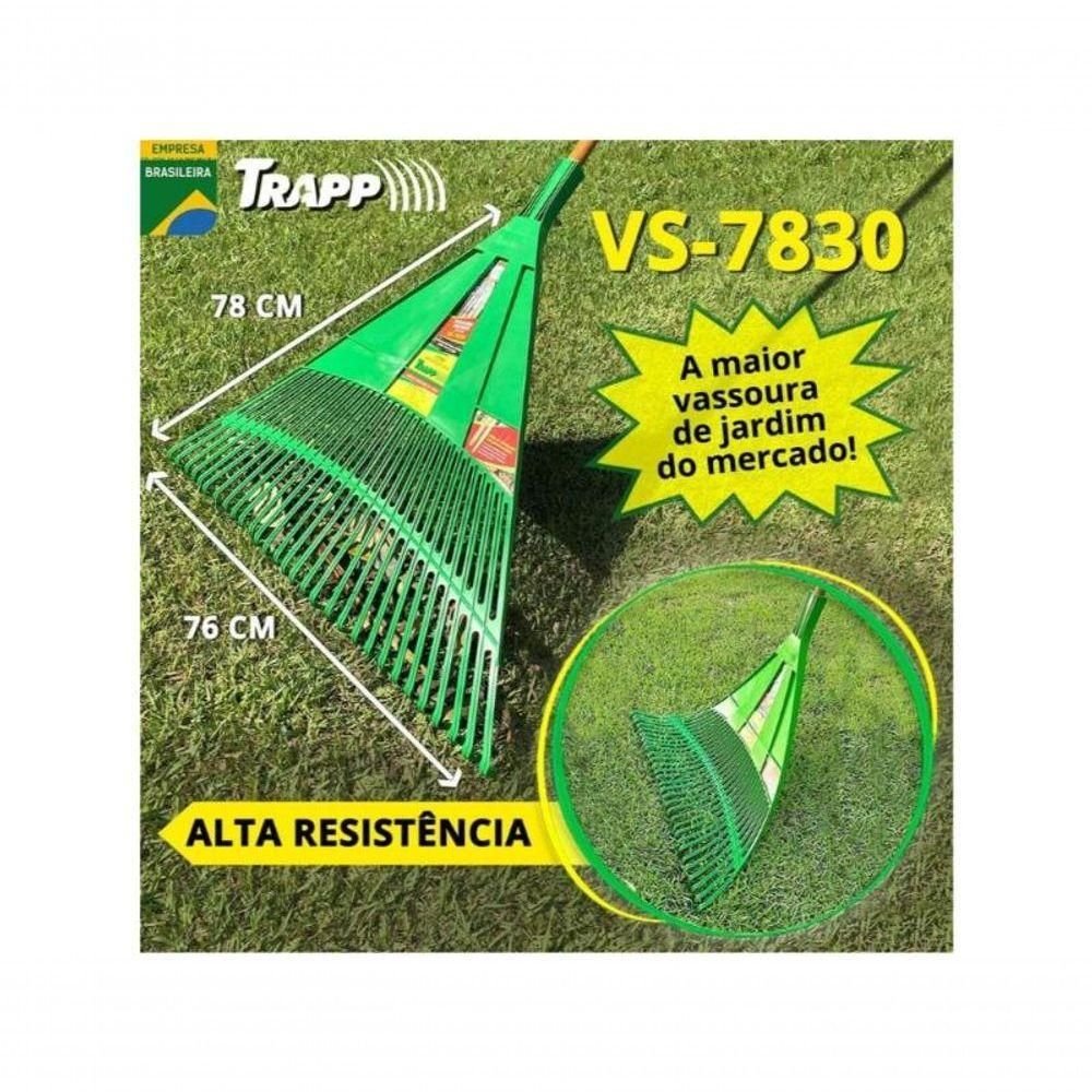 Vassoura Rastelo Ancinho Extra Grande Trapp Vs7830 Jardim