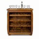 Ver imagem 4 de Aparador Buffet Adega Madeira Maciça Garrafeiro Área Gourmet Churrasqueira Cantinho do Vinho