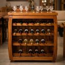 Ver imagem 3 de Aparador Buffet Adega Madeira Maciça Garrafeiro Área Gourmet Churrasqueira Cantinho do Vinho