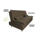 Ver imagem 3 de Sofá Cama 3 Lugares 197cm Soho Suedecappucino Herrero Decor