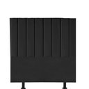 Ver imagem 1 de Cabeceira Estofada Casal 140CM Cora Courino Preto - D A DECOR D&A Decor