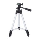 Ver imagem 1 de Tripé de Alumínio para Câmera Fotográfica e Celular Universal 1,0 Metro Prata