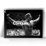 Quadro Poster Arnold Schwarzenegger Conquer moldura 44x32cm - 1