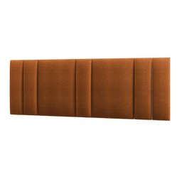 Cabeceira King Estofada com Led - Boucle Teracota - 5