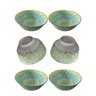 kit 6 Bowls Cumbucas Tigelas Potes porcelana Estampada 300ml MEK Kit 6 Tigelas Cumbucas Bowls 300ml  - 5