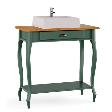 Mini Lavabo Luiz Xv 0,80m com Cuba - 3062
