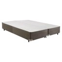 Ver imagem 1 de Cama Box Base Queen Velvet Gray (158x198x20 (2 Uni 79x198)) - Herval