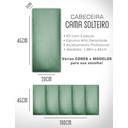 Ver imagem 5 de Kit 5 Cabeceiras de Cama Solteiro Estofada Modulada 1,00mx45cm