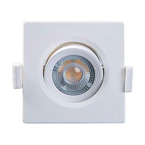 Spot de Led Embutir Alltop Mr11 Quadrado 3w Bivolt Taschibra 4000k Branco Neutro