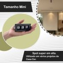 Ver imagem 3 de 9 Micro Spot LED Triplo Downlight Embutido 3000k Preto BET58