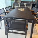 Ver imagem 3 de Conjunto de Mesa Ripada 8 Lugares Amélia de Jardim Piscina Jantar