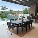 Ver imagem 5 de Conjunto de Mesa Ripada 8 Lugares Amélia de Jardim Piscina Jantar