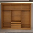 Ver imagem 5 de Guarda-roupa Casal Astoria 7 Portas 8 Gavetas Cinamomo - Panorama Móveis