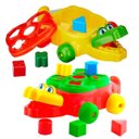 Ver imagem 2 de Jacaré Junior 703 Tateti Brinquedo Infantil Didático Blocos Educativo de Encaixe Bebê Pedagó