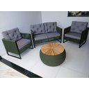 Ver imagem 2 de Conjunto Área Externa Jardim Varanda Poltronas e Sofá em Corda Nautica
