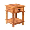 Ver imagem 1 de Mesa Cabeceira 40cm com 1 Gaveta Madeira Maciça Envernizada Mhm
