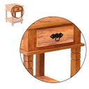 Ver imagem 5 de Mesa Cabeceira 40cm com 1 Gaveta Madeira Maciça Envernizada Mhm