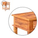 Ver imagem 4 de Mesa Cabeceira 40cm com 1 Gaveta Madeira Maciça Envernizada Mhm