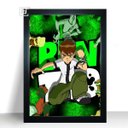 Ver imagem 1 de Quadro de Parede Ben 10 com Moldura Desenho 44x32cm