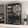 Guarda-roupas Closet Modulado 135cm 2 Peças com 2 Gavetas e Cabideiro Multimóveis Mp4320 - 1