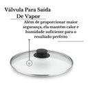 Ver imagem 2 de Tampa Avulsa de Vidro Temperado para Panela Frigideira 40cm