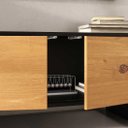 Ver imagem 3 de Rack para Sala TV 75 Minimalista 184 cm Madeira Freijó Preto Arto Idimex