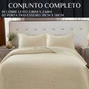 Ver imagem 6 de Jogo King Size Barcelona 100%algodão Premium Conforto Luxo:caqui