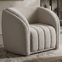 Ver imagem 2 de Poltrona Decorativa Organica Mehis Base Fixa Boucle Tce 1018 Moll